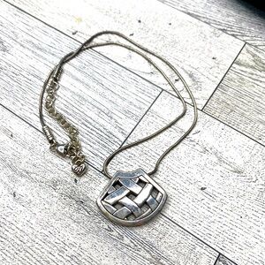 Brighton Via Veneto Silver Necklace Pendant